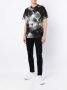Versace Jeans Couture T-shirt met tie-dye print Zwart - Thumbnail 2