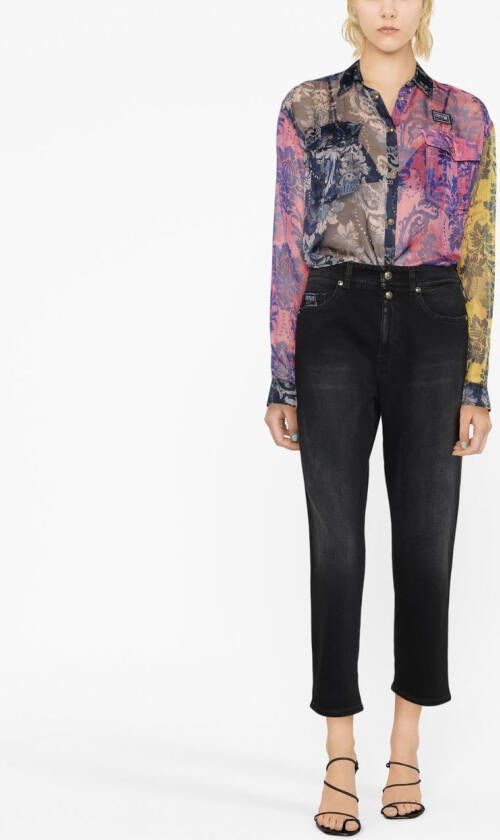 Versace Jeans Couture Blouse met vlakken Roze