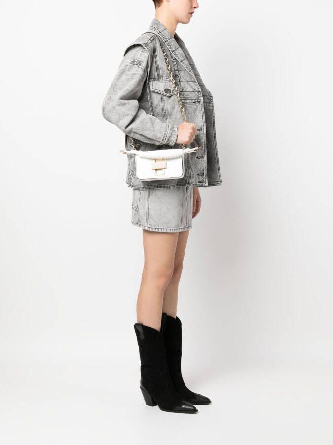 Versace Jeans Couture Tas met logoplakkaat Wit