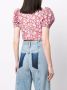Versace Jeans Couture Top met bloemenprint Rood - Thumbnail 4