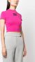 Versace Jeans Couture Top met logopatch Roze - Thumbnail 3