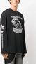 Versace Jeans Couture Top met logoprint Zwart - Thumbnail 3