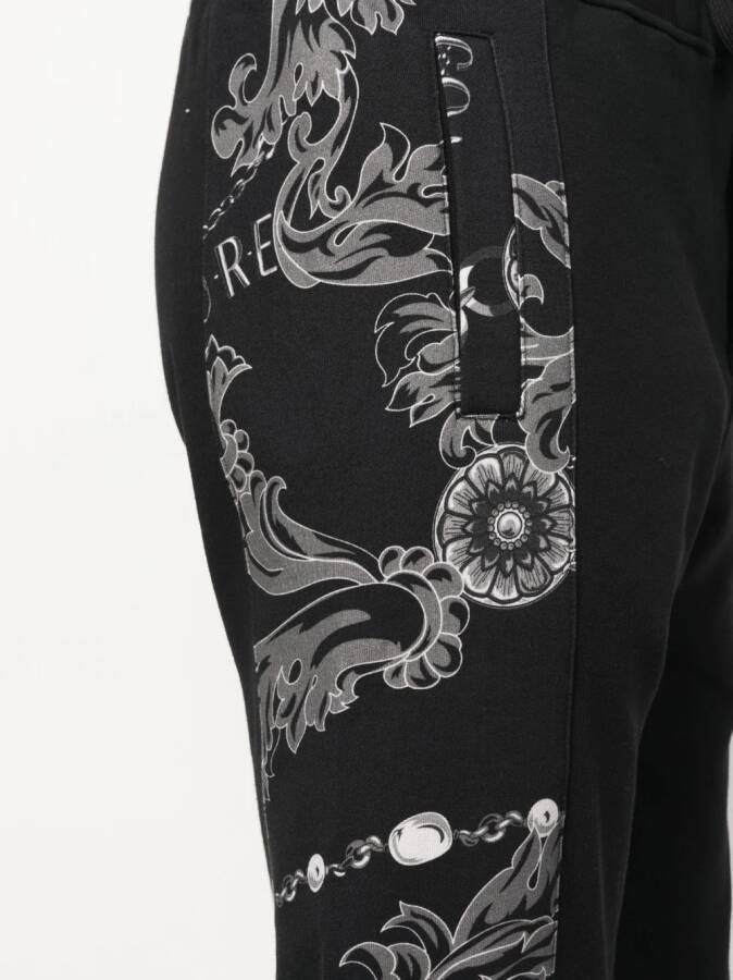 Versace Jeans Couture Trainingsbroek met barokprint Zwart