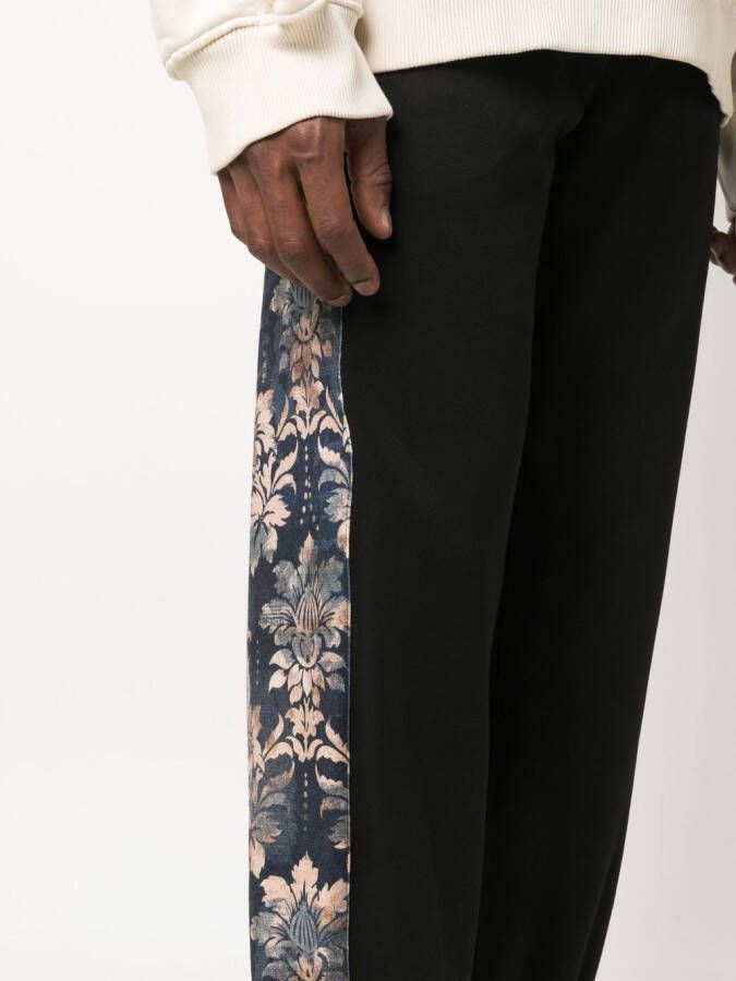 Versace Jeans Couture Trainingsbroek met bloemenprint Zwart