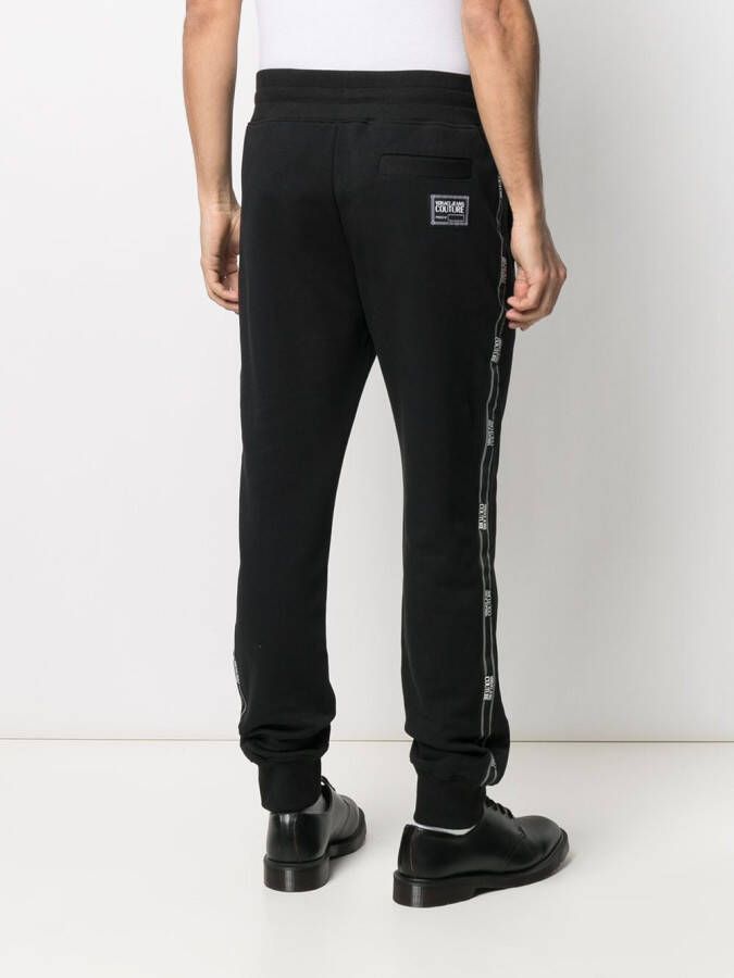 Versace Jeans Couture Trainingsbroek met logoband Zwart
