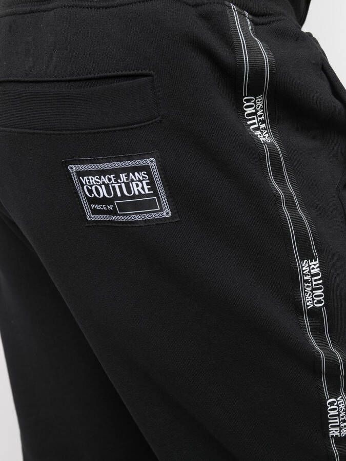 Versace Jeans Couture Trainingsbroek met logoband Zwart