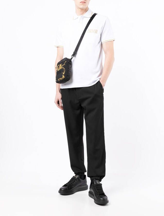 Versace Jeans Couture Trainingsbroek met logopatch Zwart