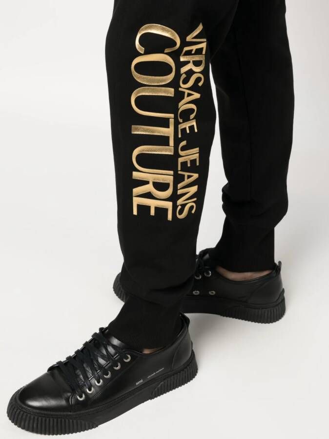 Versace Jeans Couture Trainingsbroek met logoprint Zwart