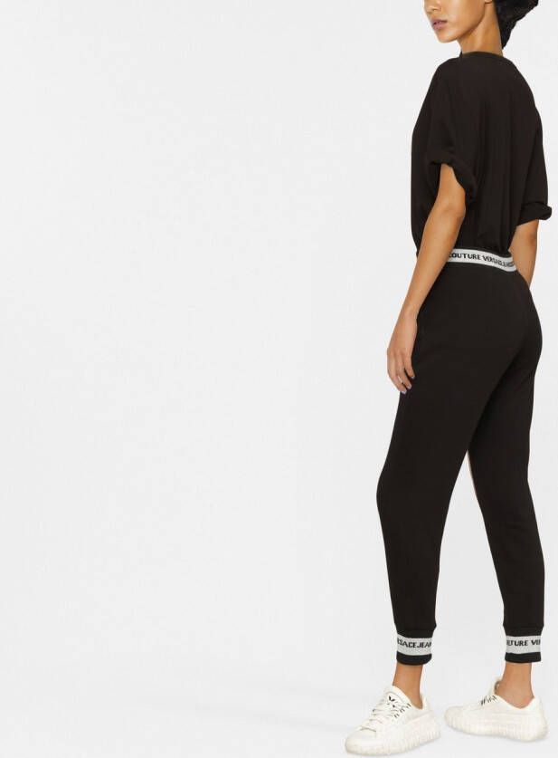 Versace Jeans Couture Trainingsbroek met logoprint Zwart