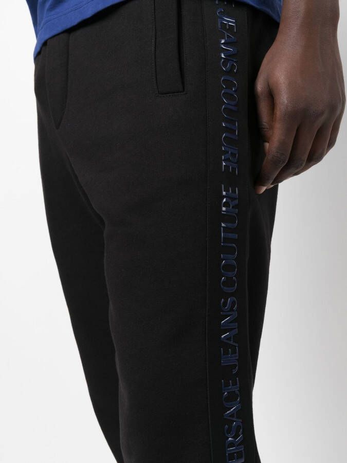 Versace Jeans Couture Trainingsbroek met logostreep Zwart