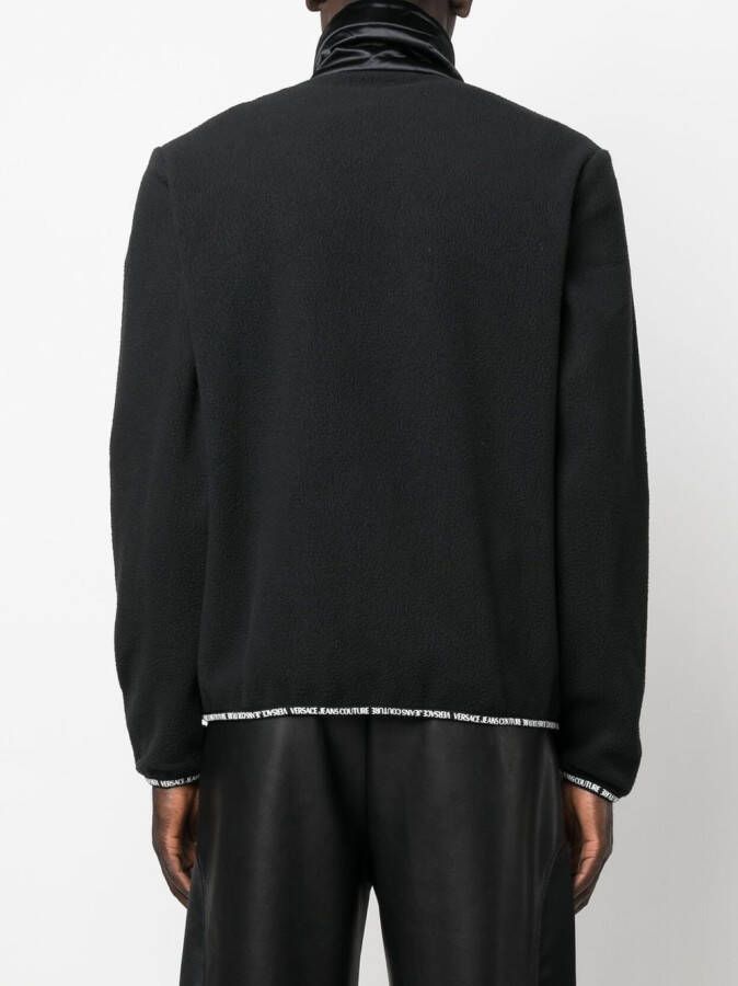 Versace Jeans Couture Trainingsjack met logoprint Zwart