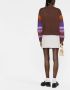 Versace Jeans Couture Trui met geborduurd logo Bruin - Thumbnail 4