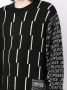 Versace Jeans Couture Trui met logopatch Zwart - Thumbnail 5