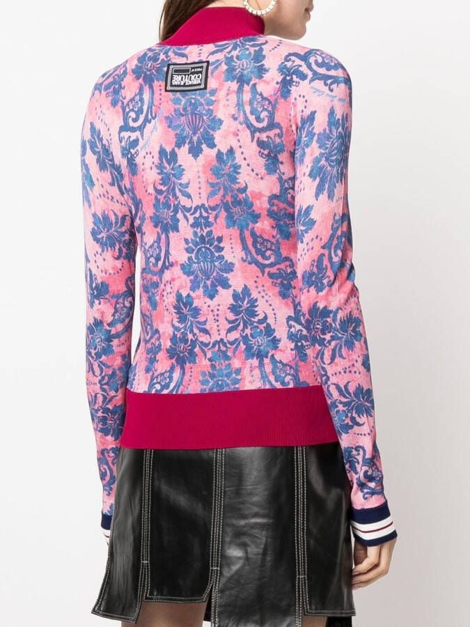 Versace Jeans Couture Trui met logoprint Roze