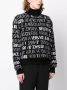 Versace Jeans Couture Trui met trechterhals Zwart - Thumbnail 3