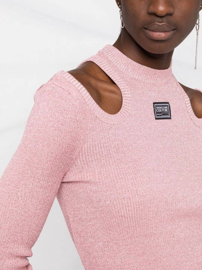 Versace Jeans Couture Uitgesneden jurk Roze