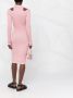 Versace Jeans Couture Uitgesneden jurk Roze - Thumbnail 4