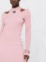 Versace Jeans Couture Uitgesneden jurk Roze - Thumbnail 5