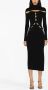 Versace Jeans Couture Uitgesneden jurk Zwart - Thumbnail 2