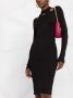 Versace Jeans Couture Uitgesneden jurk Zwart - Thumbnail 5