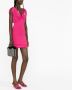 Versace Jeans Couture Midi-jurk met ruches Roze - Thumbnail 4