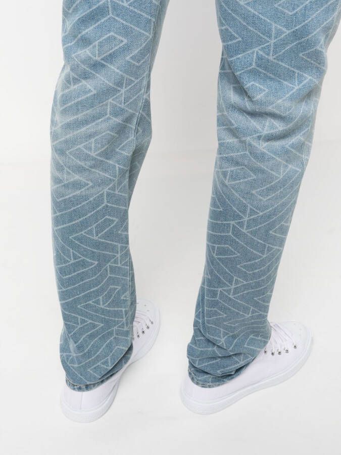 Versace Jeans met geometrische print Blauw