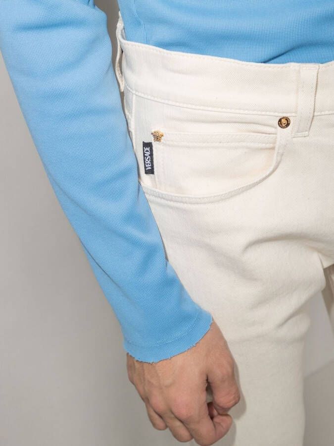 Versace Jeans met logopatch Beige