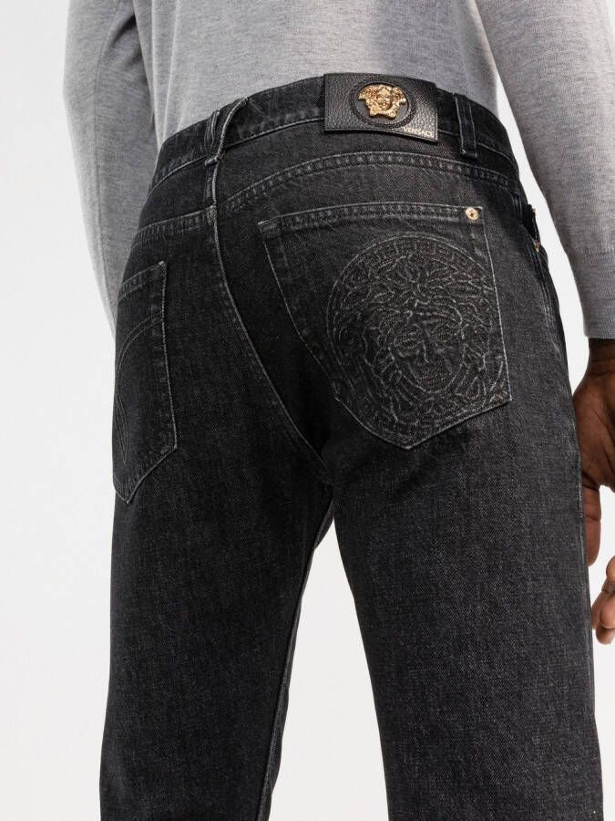 Versace Jeans met toelopende pijpen Zwart