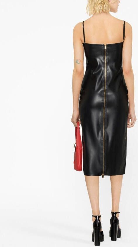 Versace Jurk met sweetheart hals Zwart