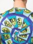 Versace Katoenen T-shirt Blauw - Thumbnail 5