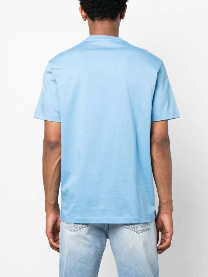 Versace Katoenen T-shirt Blauw