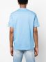 Versace Katoenen T-shirt Blauw - Thumbnail 4
