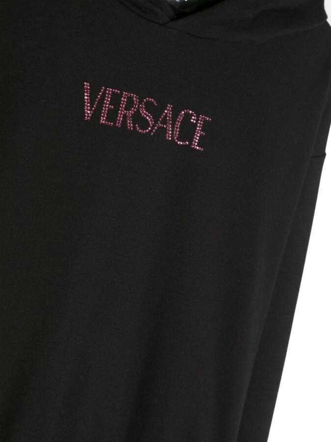 Versace Kids Jurk met barokprint Zwart