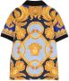 Versace Kids Poloshirt met barokprint Blauw - Thumbnail 2