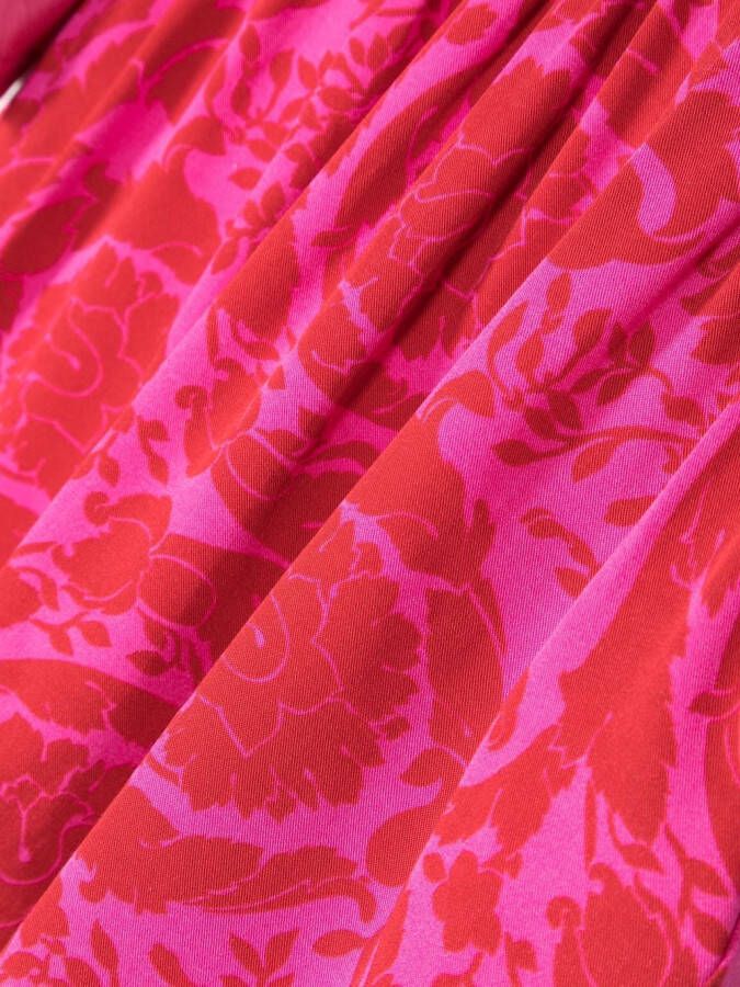 Versace Kids Jurk met barokprint Roze