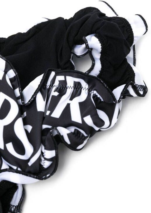 Versace Kids Bikini met logoprint Zwart