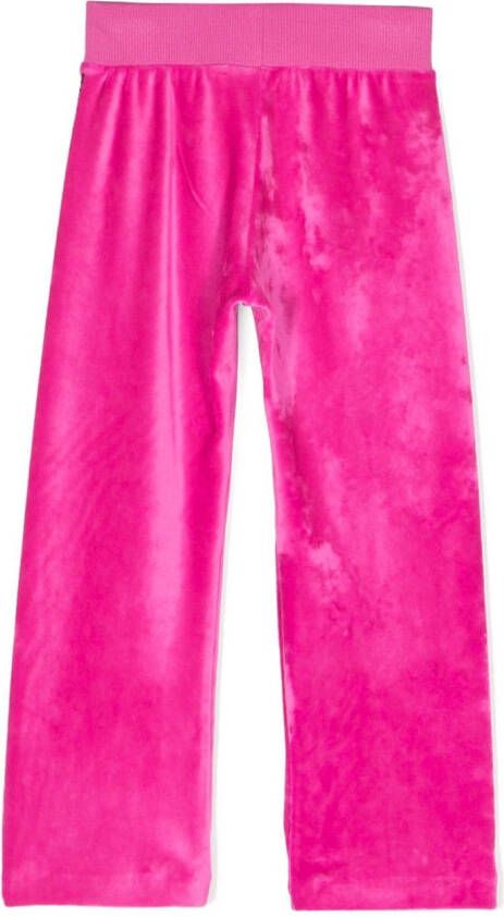 Versace Kids Broek met wijde pijpen Roze