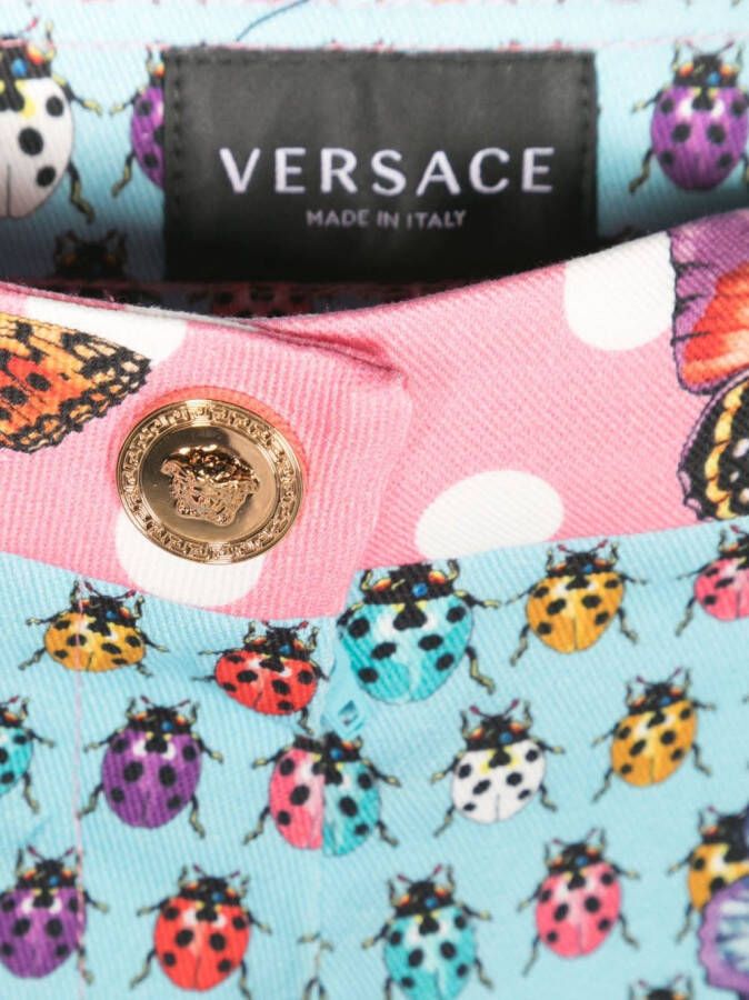 Versace Kids Shorts met vlinderprint Roze