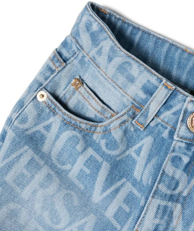 Versace Kids Flared jeans Blauw