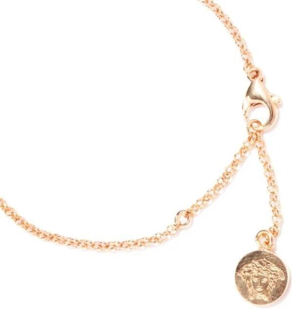 Versace Kids Armband met logo hanger Roze