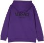 Versace Kids Hoodie met logoprint Paars - Thumbnail 2