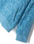 Versace Kids Badstof hoodie met print Blauw - Thumbnail 3