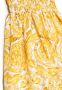 Versace Kids Jurk met bloe print Geel - Thumbnail 3