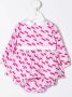 Versace Kids Jurk met geometrische print Roze - Thumbnail 2