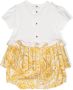 Versace Kids T-shirtjurk met Barocco Babyprint Wit - Thumbnail 2