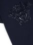 Versace Kids Katoenen T-shirt Blauw - Thumbnail 3