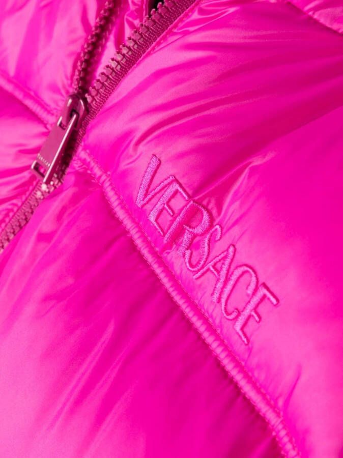 Versace Kids Jack met geborduurd logo Roze