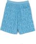 Versace Kids Versace Allover badstof shorts Blauw - Thumbnail 2