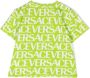 Versace Kids T-shirt met logoprint Groen - Thumbnail 2