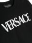 Versace Kids Katoenen sweater met logoprint Zwart - Thumbnail 3